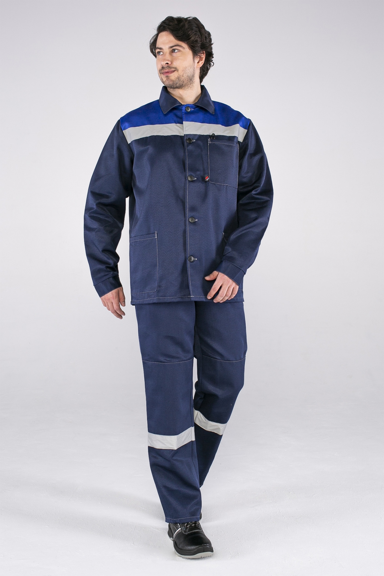 картинка Костюм Стандарт СОП усиленный (тк.Смесовая,210) брюки, т.синий/васильковый от магазина ТД Спецодежда-Эталон