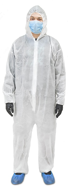 картинка Комбинезон Каспер из спанбонда 60 гр/м2 белый от магазина ТД Спецодежда-Эталон