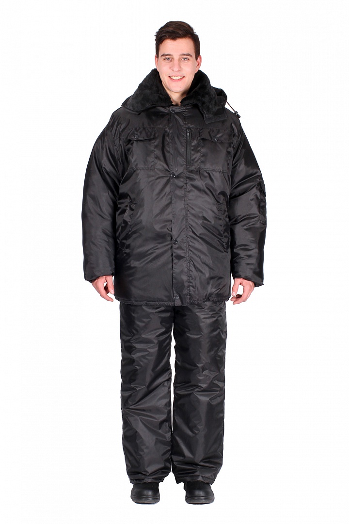 картинка Куртка зимняя Охранник, черный от магазина ТД Спецодежда-Эталон