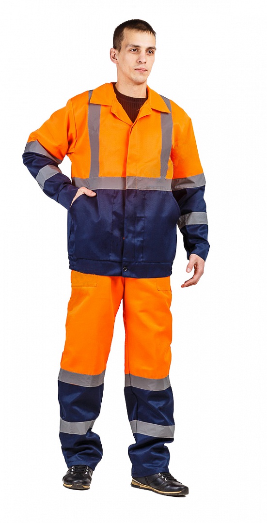 картинка Костюм Дорожник с укороченной курткой (п/к) от магазина ТД Спецодежда-Эталон