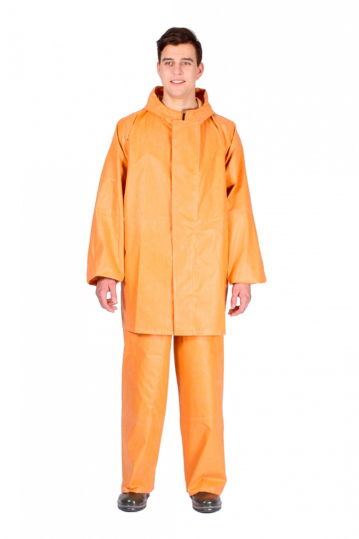 картинка Костюм влагозащитный Рокон-букса рыбацкий (тк.Диагональ-прорезиненная, 550), оранжевый от магазина ТД Спецодежда-Эталон