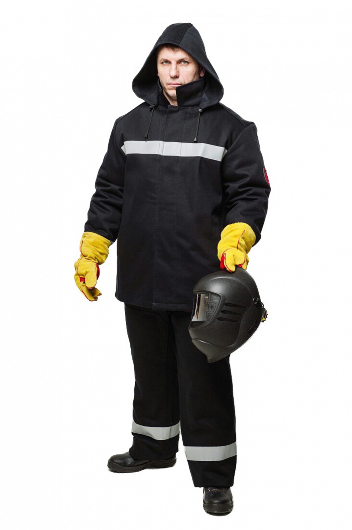 картинка Костюм сварщика зимний WORKER (3 кл.защиты) (КСв 126W), черный от магазина ТД Спецодежда-Эталон