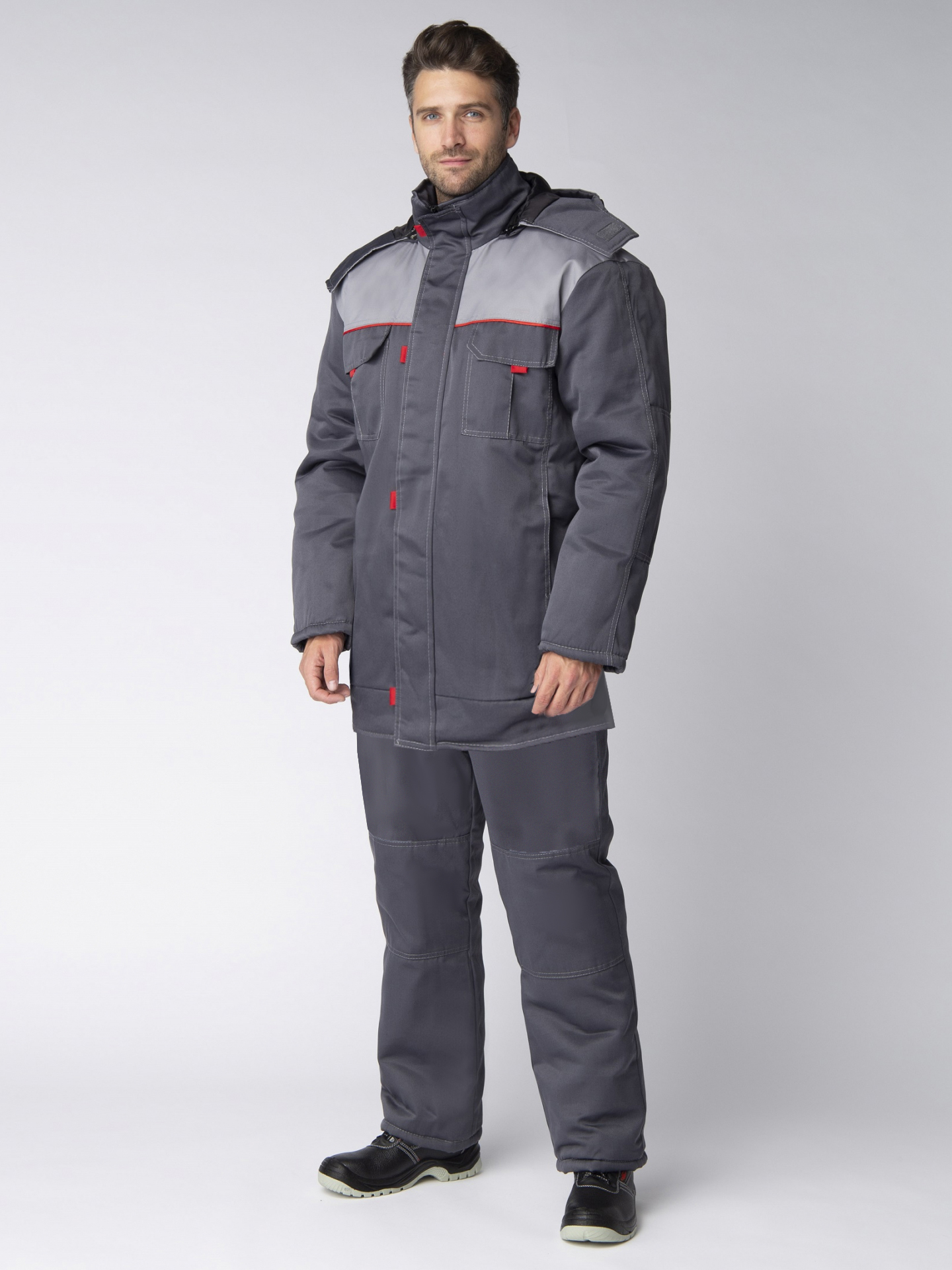 картинка Костюм зимний Фаворит-1 (тк.Смесовая,210) брюки, т.серый/св.серый от магазина ТД Спецодежда-Эталон