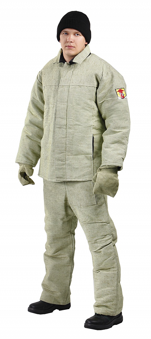 картинка Костюм сварщика зимний, 1 класс защиты бежевый от магазина ТД Спецодежда-Эталон