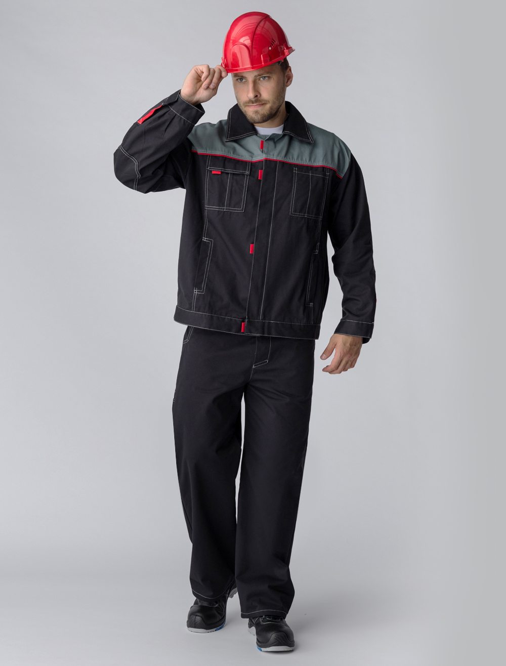 картинка Костюм Флагман-Фаворит - 1 (тк.Саржа) брюки, т.серый/серый от магазина ТД Спецодежда-Эталон